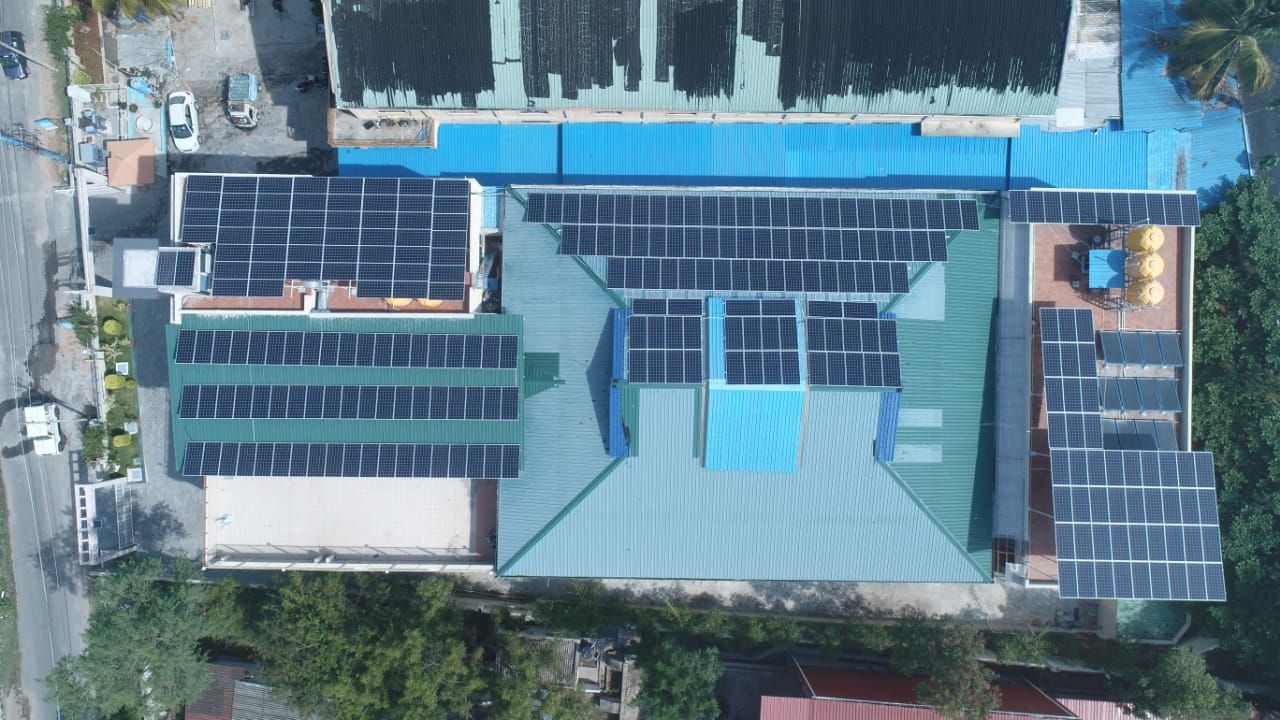 Powergate rooftop solar installation