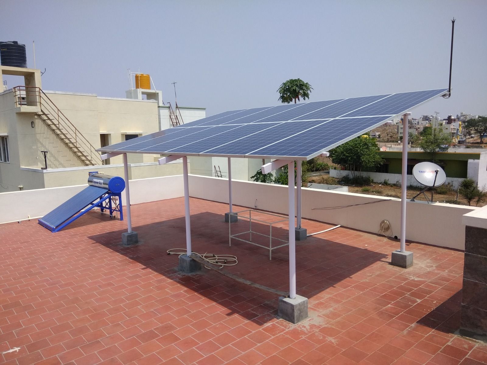 Powergate rooftop solar installation