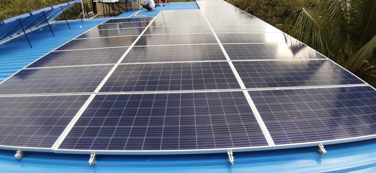 Powergate rooftop solar installation